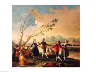 Dance on the Banks of the River Manzanares, 1777 | Obraz na stenu