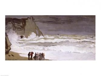 Rough Sea at Etretat, 1868-69 | Obraz na stenu