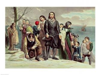 The Landing of the Pilgrims at Plymouth, Massachusetts, December 22nd 1620 | Obraz na stenu