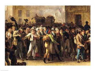 The Conscripts of 1807 Marching Past the Gate of Saint-Denis | Obraz na stenu