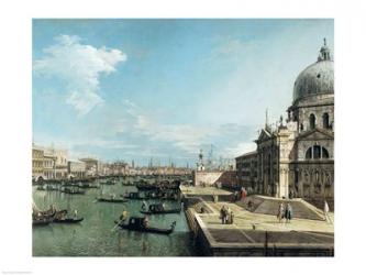 The Entrance to the Grand Canal and the church of Santa Maria della Salute, Venice | Obraz na stenu