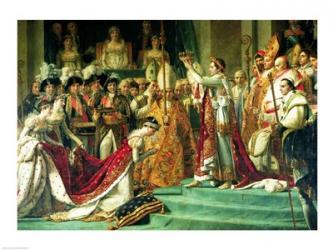The Consecration of the Emperor Napoleon and the Coronation of the Empress Josephine | Obraz na stenu
