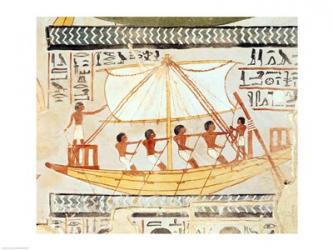 Boatmen on the Nile, from the Tomb of Sennefer | Obraz na stenu
