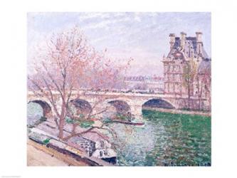The Pont-Royal and the Pavillon de Flore, 1903 | Obraz na stenu