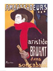 Poster advertising Aristide Bruant | Obraz na stenu