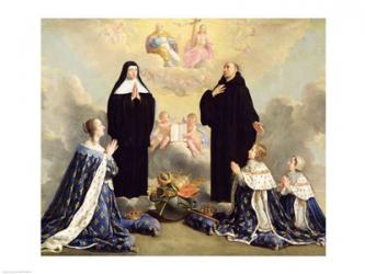 Anne of Austria and her Children at Prayer | Obraz na stenu
