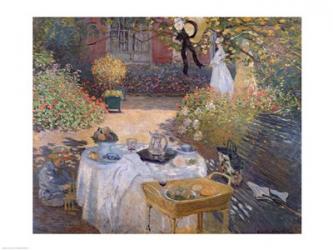 The Luncheon: Monet's garden at Argenteuil, c.1873 | Obraz na stenu