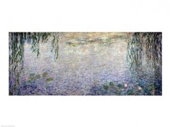 Waterlilies: Morning with Weeping Willows, detail of the central section, 1915-26 | Obraz na stenu