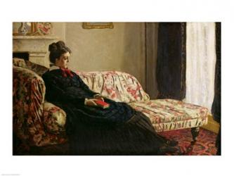 Meditation, or Madame Monet on the Sofa, c.1871 | Obraz na stenu