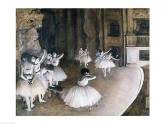 Ballet Rehearsal on the Stage, 1874 | Obraz na stenu