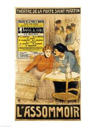 Poster advertising 'L'Assommoir' | Obraz na stenu