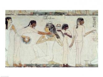 The Toilet of Noblewomen, from the Tomb of Rekhmire | Obraz na stenu