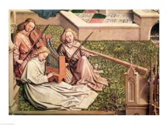The Fountain of Grace, detail of three angel musicians | Obraz na stenu