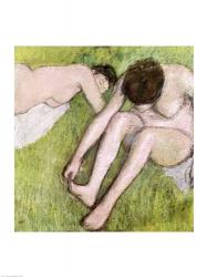 Two Bathers on the Grass | Obraz na stenu