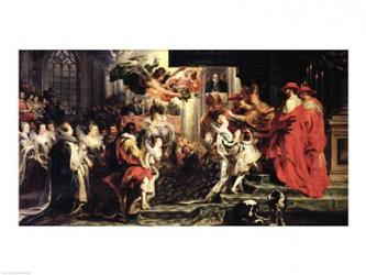 The Coronation of Marie de Medici | Obraz na stenu