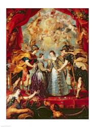 The Medici Cycle: Exchange of the Two Princesses of France and Spain | Obraz na stenu