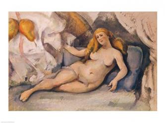 Female Nude on a Sofa | Obraz na stenu