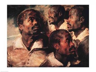 Studies of the Head of a Negro | Obraz na stenu