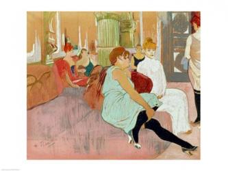 In the Salon at the Rue des Moulins, 1894 | Obraz na stenu