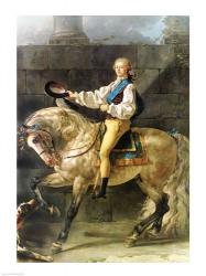 Equestrian Portrait of Stanislas Kostka Potocki | Obraz na stenu