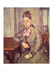 Madame Cezanne Leaning on a Table | Obraz na stenu