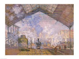 The Gare St. Lazare, 1877 | Obraz na stenu