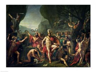 Leonidas at Thermopylae, 480 BC, 1814 | Obraz na stenu