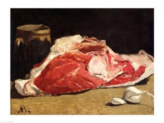 Still Life, the Joint of Meat, 1864 | Obraz na stenu