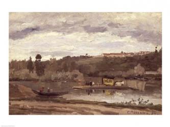 Ferry at Varenne-Saint-Hilaire, 1864 | Obraz na stenu