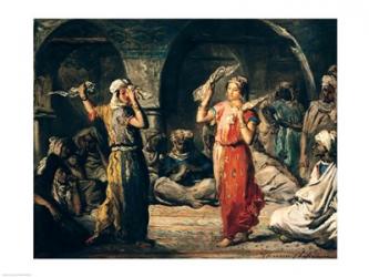 Dance of the Handkerchiefs, 1849 | Obraz na stenu