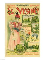 Poster for the Chemins de Fer de l'Ouest to Le Vesinet | Obraz na stenu