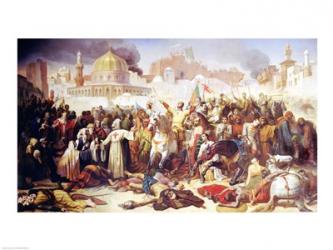 Taking of Jerusalem by the Crusaders | Obraz na stenu