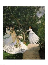 Women in the Garden, 1867 | Obraz na stenu