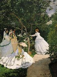 Women in the Garden, 1867 | Obraz na stenu