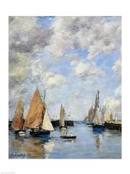 The Jetty at High Tide, Trouville | Obraz na stenu