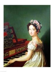 The Artist's Daughter at the Clavichord | Obraz na stenu