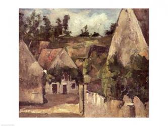 Crossroads at the Rue Remy, Auvers, c.1872 | Obraz na stenu