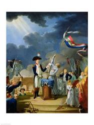 The Oath of Lafayette at the Festival of the Federation, 14th July 1790 | Obraz na stenu