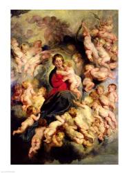 The Virgin and Child surrounded by the Holy Innocents | Obraz na stenu
