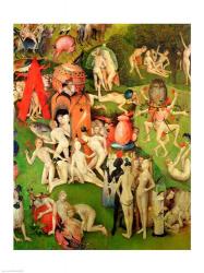 The Garden of Earthly Delights: Allegory of Luxury, central panel of triptych, c.1500 | Obraz na stenu