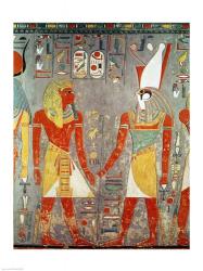 Relief depicting Horemheb | Obraz na stenu