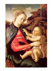 The Virgin and Child (Madonna of the Guidi da Faenza) c.1465-70 | Obraz na stenu