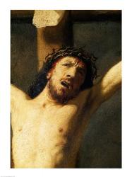 Christ on the Cross, detail of the head | Obraz na stenu