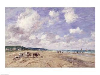 The Beach at Tourgeville, 1893 | Obraz na stenu
