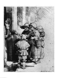 Beggars on the Doorstep of a House, 1648 | Obraz na stenu