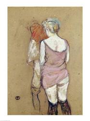 Two Semi-Nude Women at the Maison de la Rue des Moulins, 1894 | Obraz na stenu