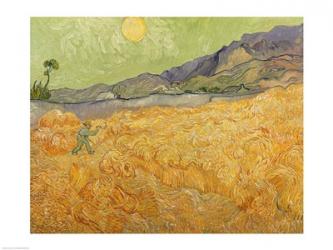 Wheatfield with Reaper, 1889 | Obraz na stenu