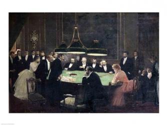 The Gaming Room at the Casino, 1889 | Obraz na stenu