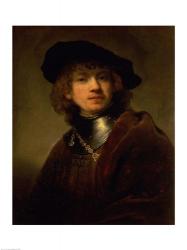 'Tronie' of a Young Man with Gorget and Beret, c.1639 | Obraz na stenu