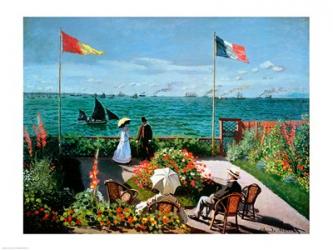 The Terrace at Sainte-Adresse, 1867 | Obraz na stenu